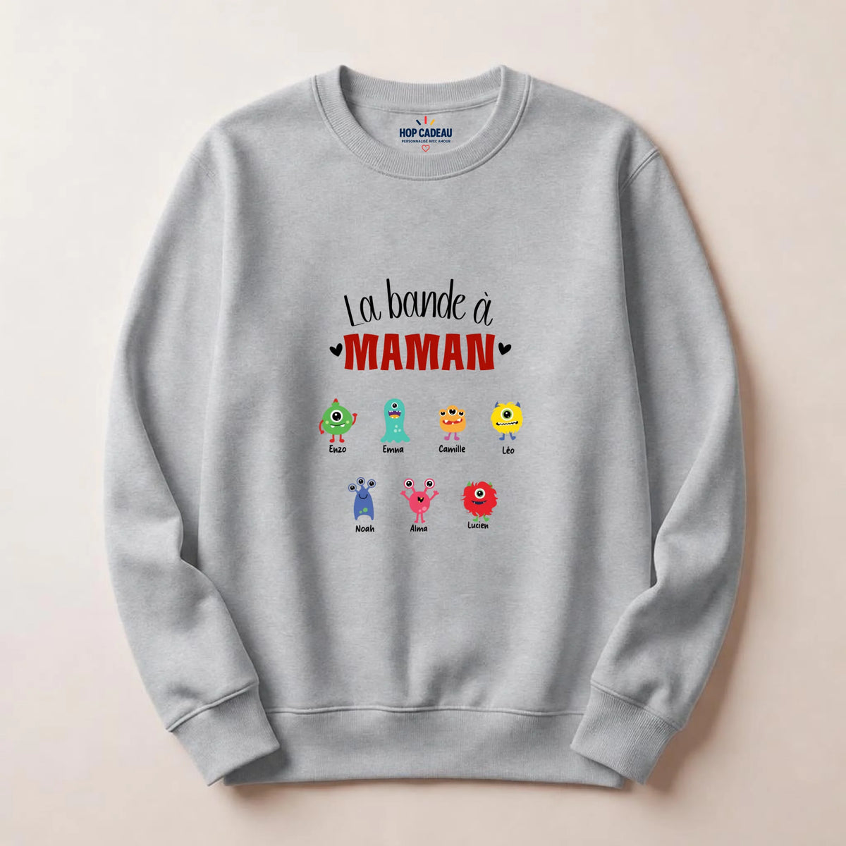 Pull Maman personnalisé – La bande à Maman – vue 7