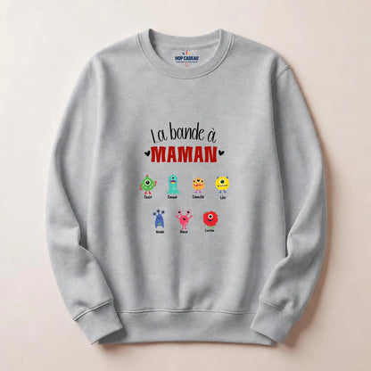 Pull Maman personnalisé – La bande à Maman – vue 7