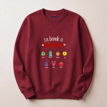 Pull Maman personnalisé – La bande à Maman – vue 8