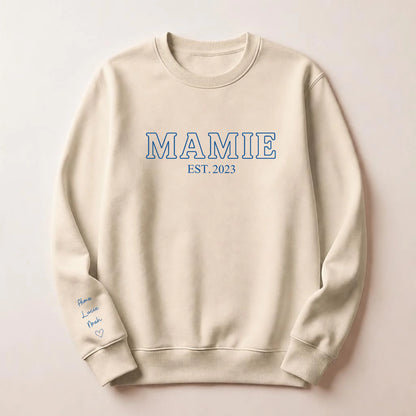 Sweat personnalisé mamie brodé - Future mamie – vue 10