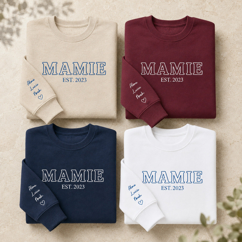 Sweat personnalisé mamie brodé - Future mamie – vue 2