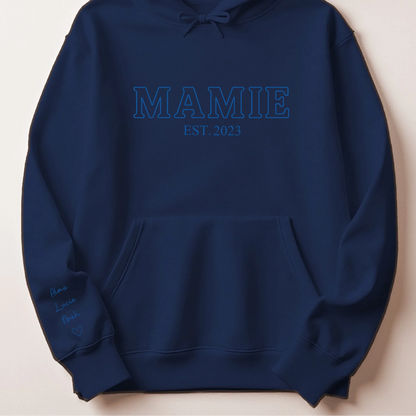 Sweat personnalisé mamie brodé - Future mamie – vue 24