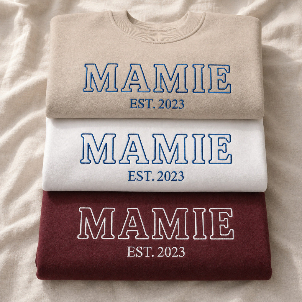 Sweat personnalisé mamie brodé - Future mamie – vue 6
