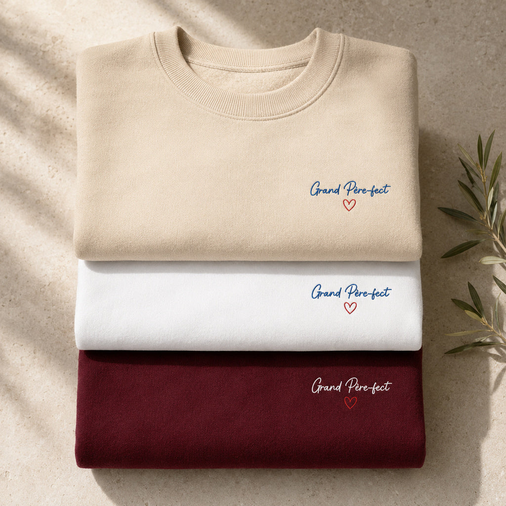 Sweat personnalisé papy brodé - Grand Père-fect – vue 2