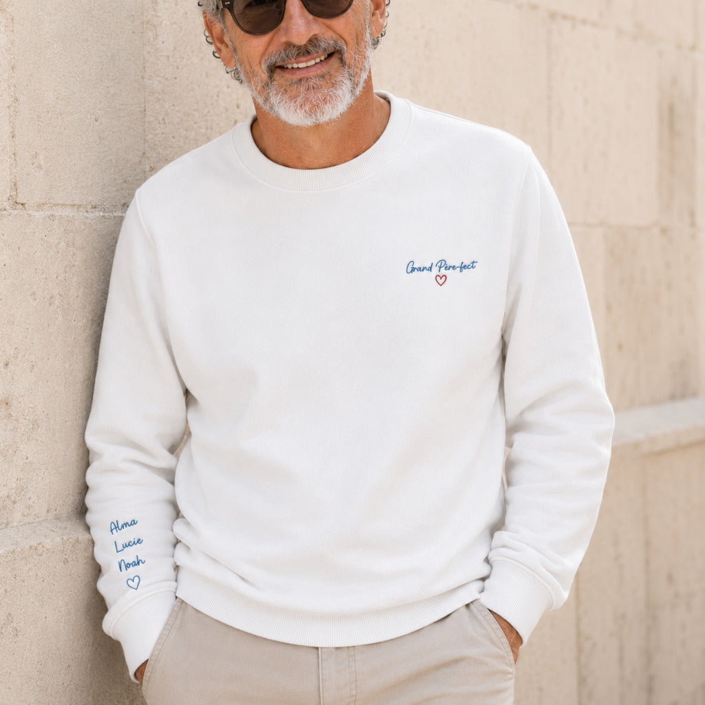 Sweat personnalisé papy brodé - Grand Père-fect – vue 4