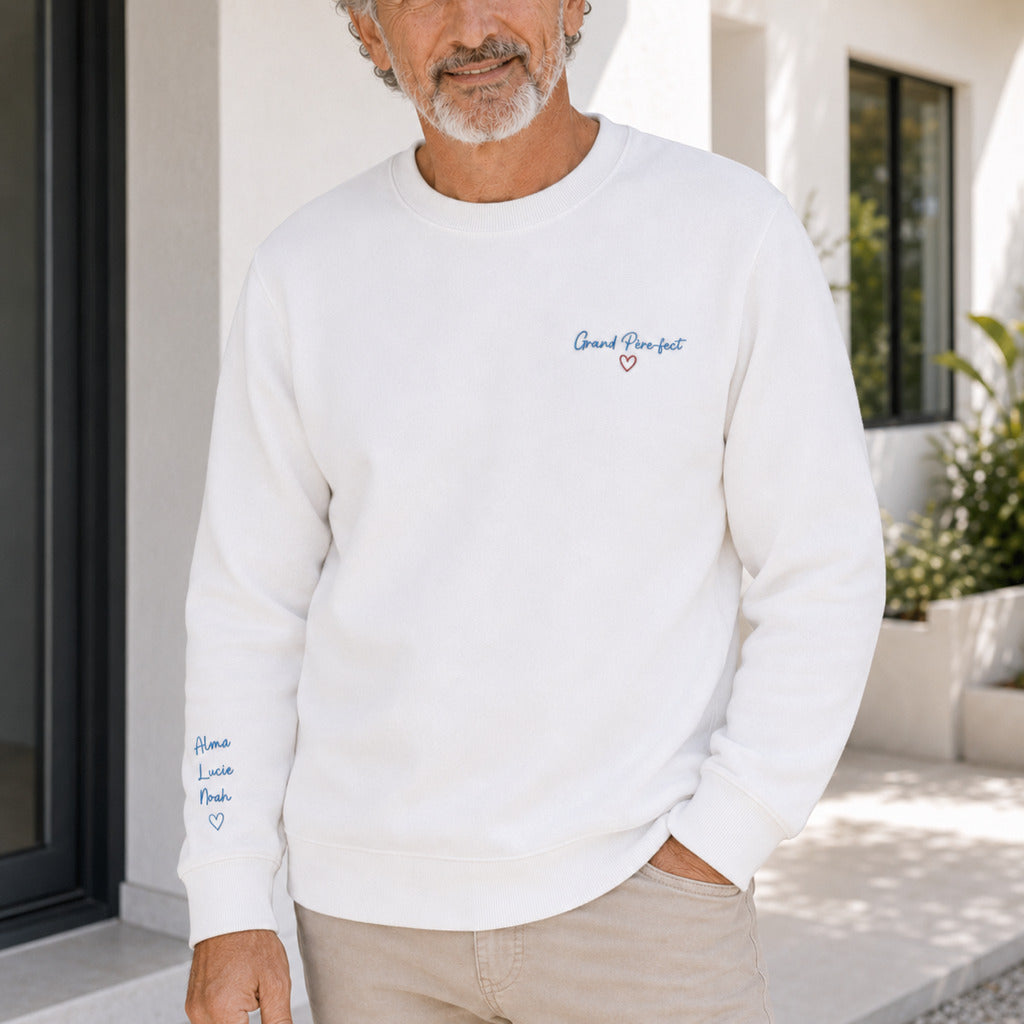 Sweat personnalisé papy brodé - Grand Père-fect – vue 5