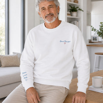 Sweat personnalisé papy brodé - Grand Père-fect