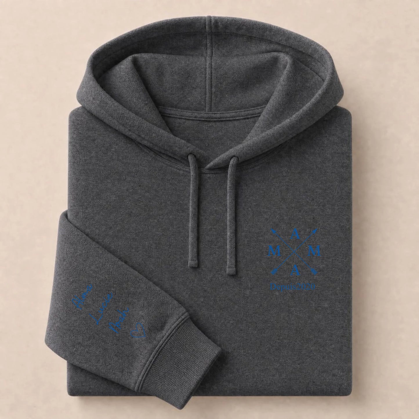 Sweat personnalisé maman brodé - Mama depuis – vue 30