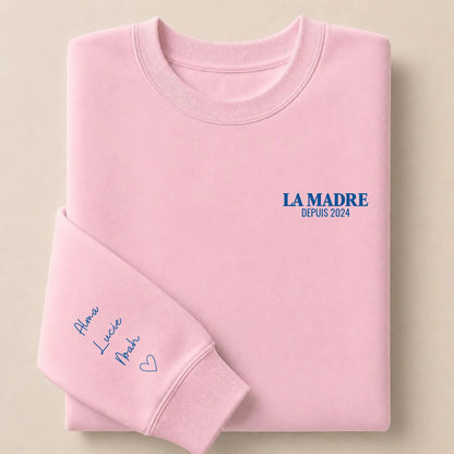 Sweat personnalisé maman - La Madre depuis – vue 11