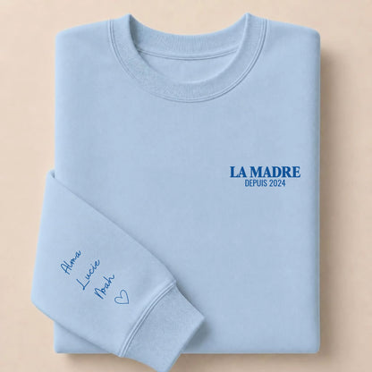 Sweat personnalisé maman - La Madre depuis – vue 14