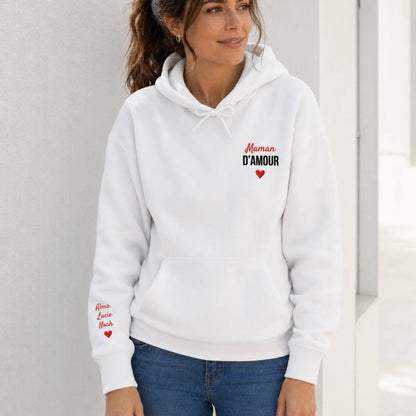 Sweat personnalisé maman - Maman d’amour – vue 20