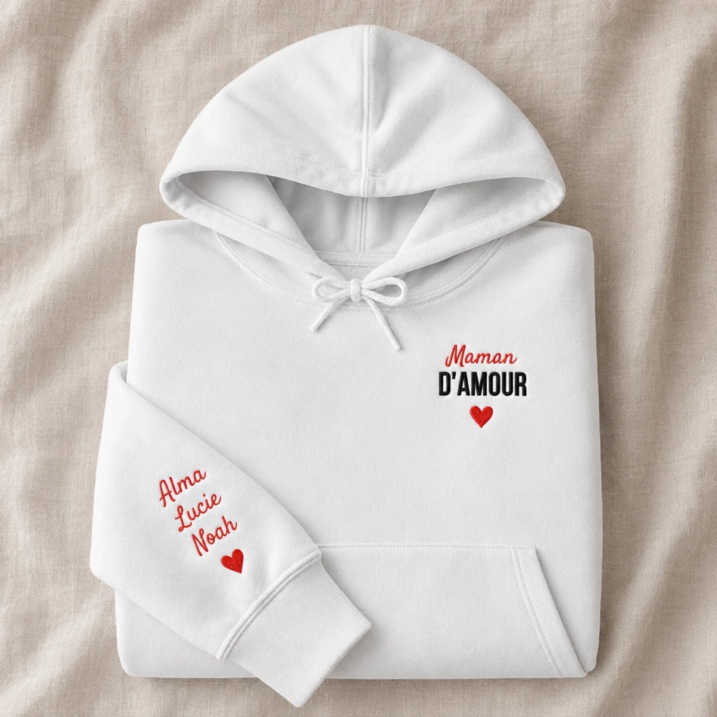 Sweat personnalisé maman - Maman d’amour – vue 23