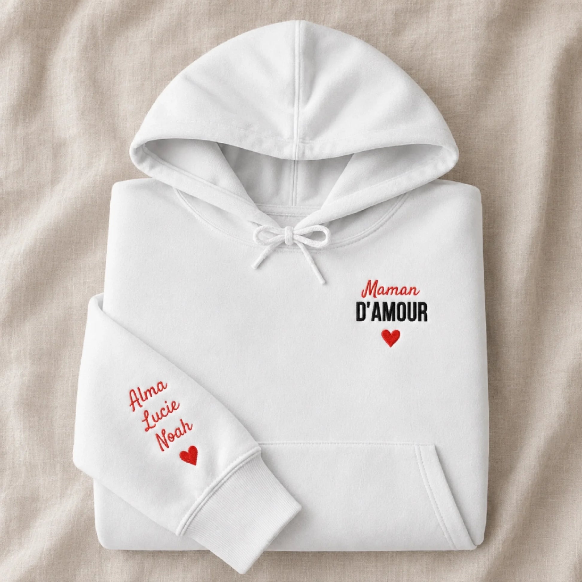 Sweat personnalisé maman - Maman d’amour – vue 23