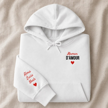Sweat personnalisé maman - Maman d’amour – vue 23