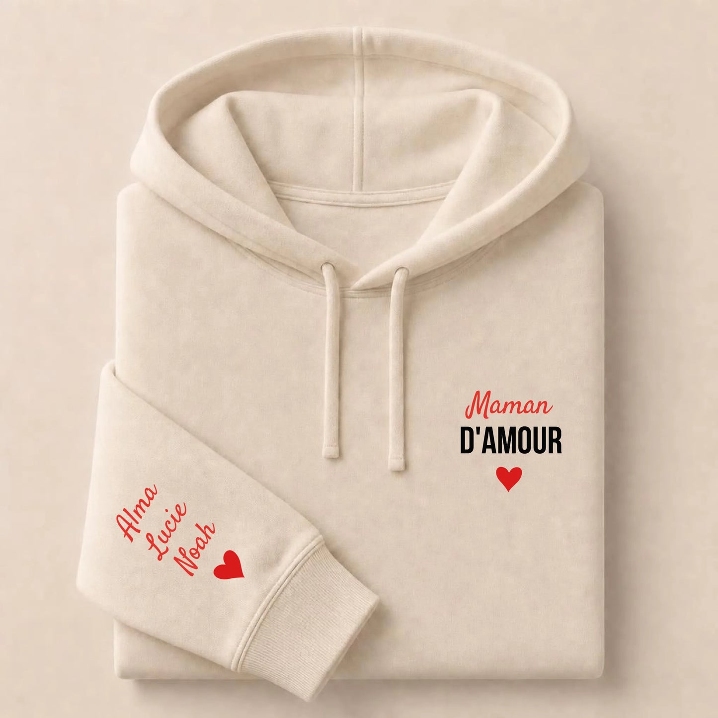 Sweat personnalisé maman - Maman d’amour – vue 27