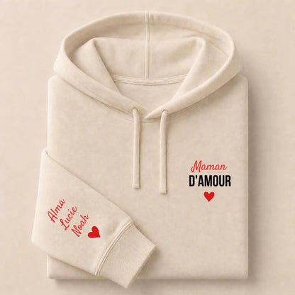 Sweat personnalisé maman - Maman d’amour – vue 27