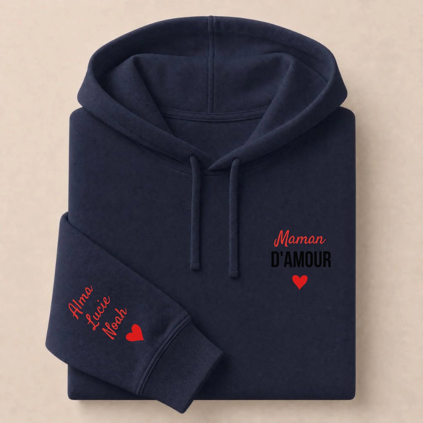Sweat personnalisé maman - Maman d’amour – vue 33