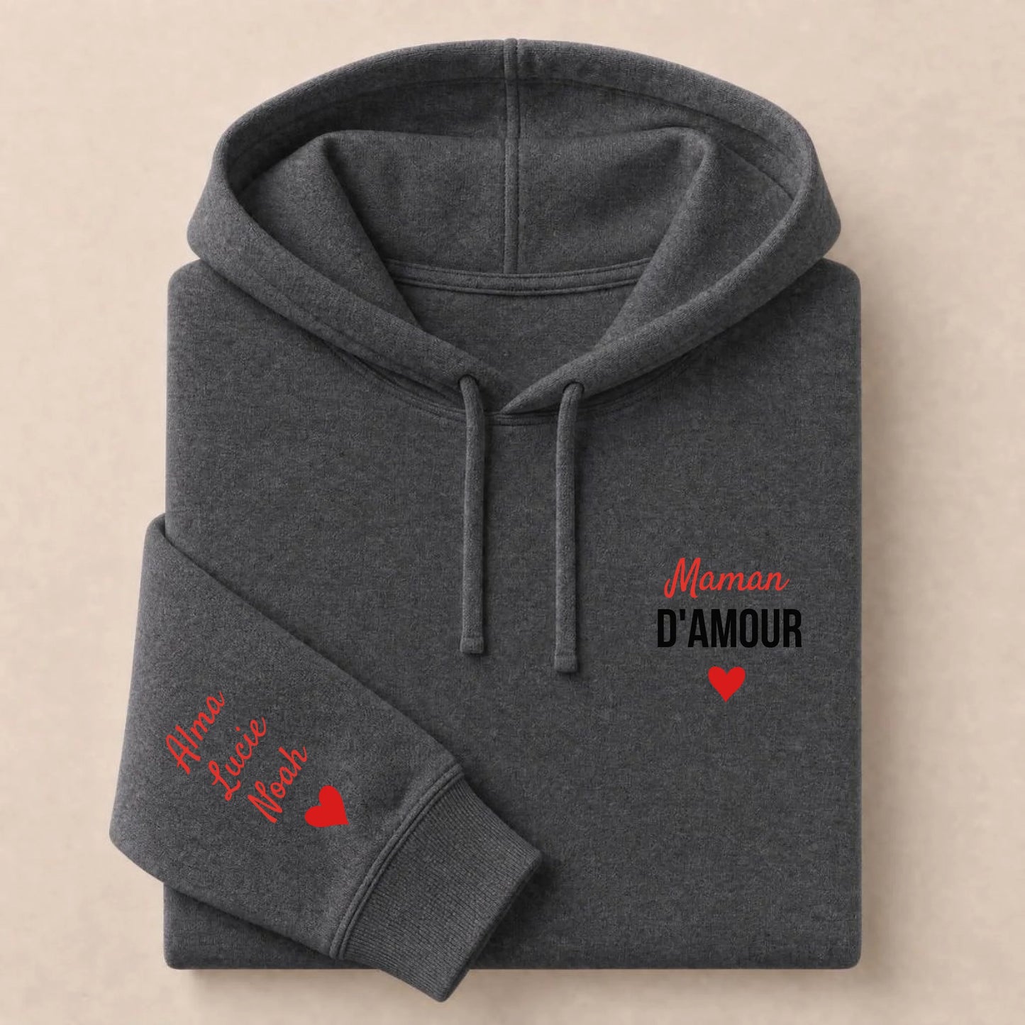 Sweat personnalisé maman - Maman d’amour – vue 35