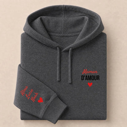 Sweat personnalisé maman - Maman d’amour – vue 35