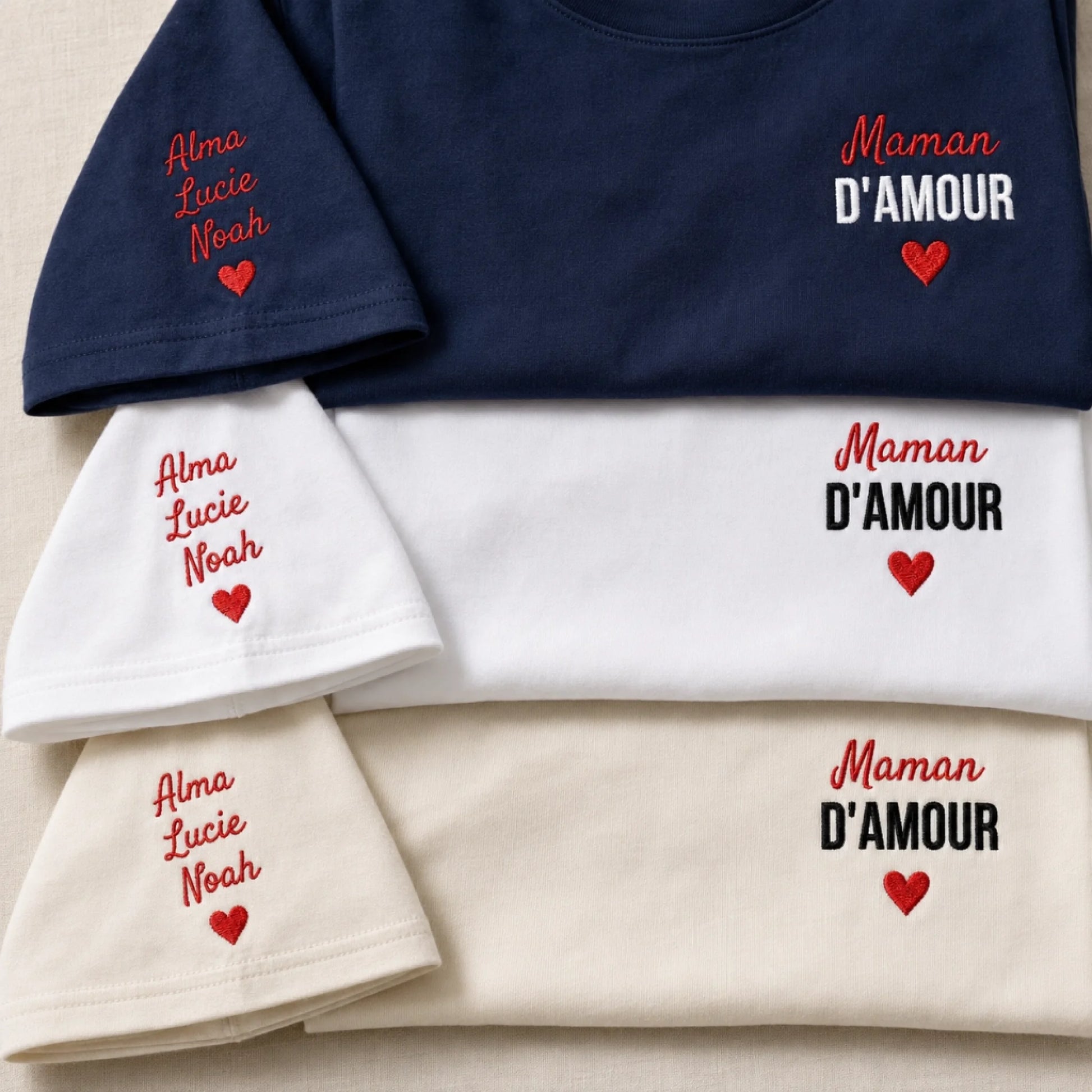 Sweat personnalisé maman - Maman d’amour – vue 38