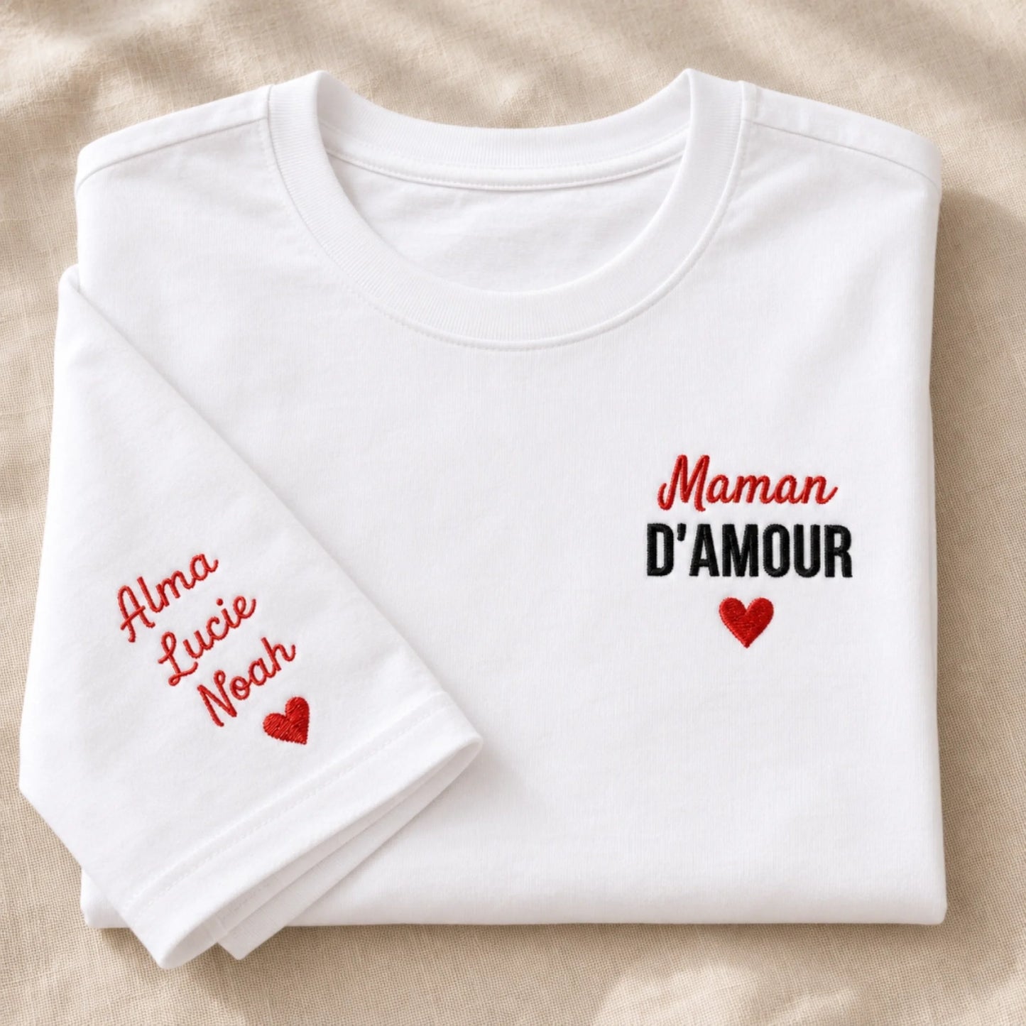 Sweat personnalisé maman - Maman d’amour – vue 39