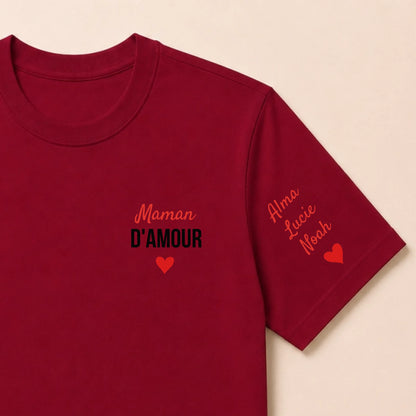 Sweat personnalisé maman - Maman d’amour – vue 55