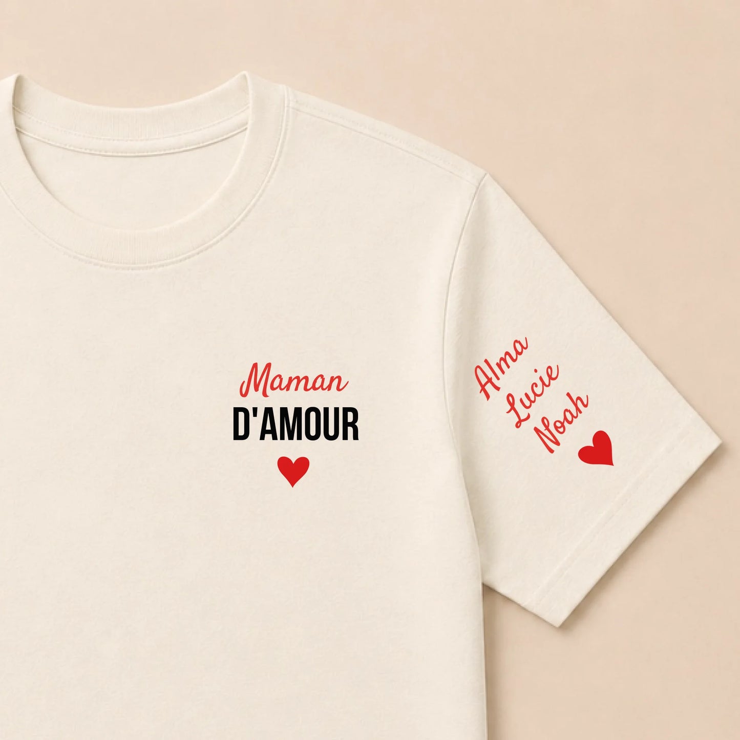 Sweat personnalisé maman - Maman d’amour – vue 57