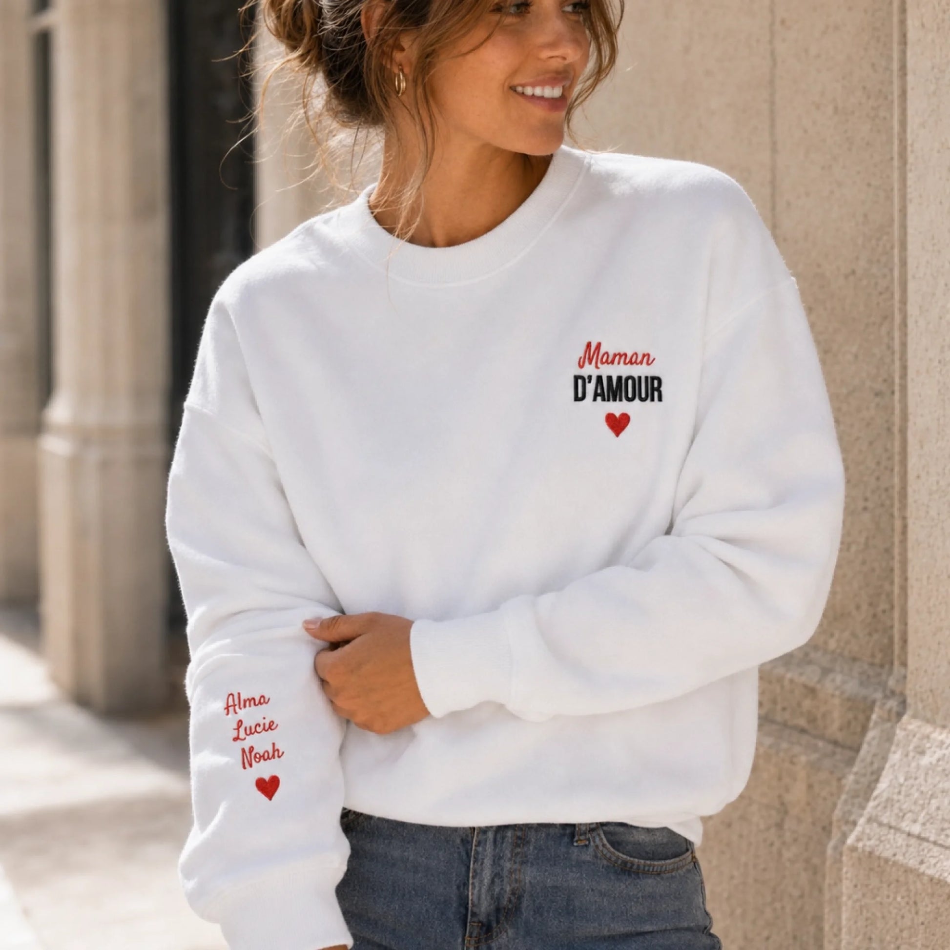Sweat personnalisé maman - Maman d’amour