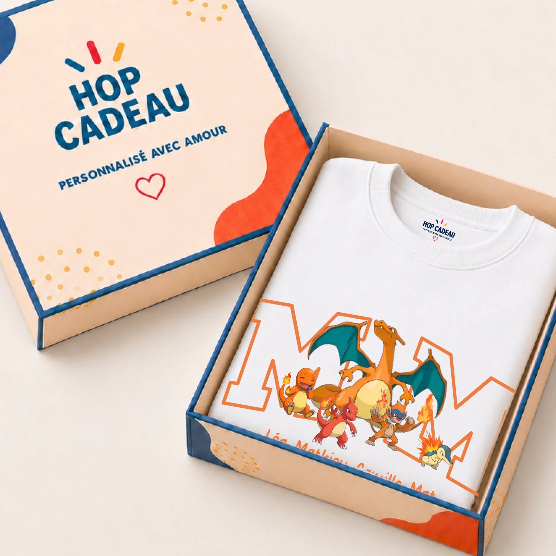 Sweat personnalisé maman - Initiale et prénoms des enfants – vue 10