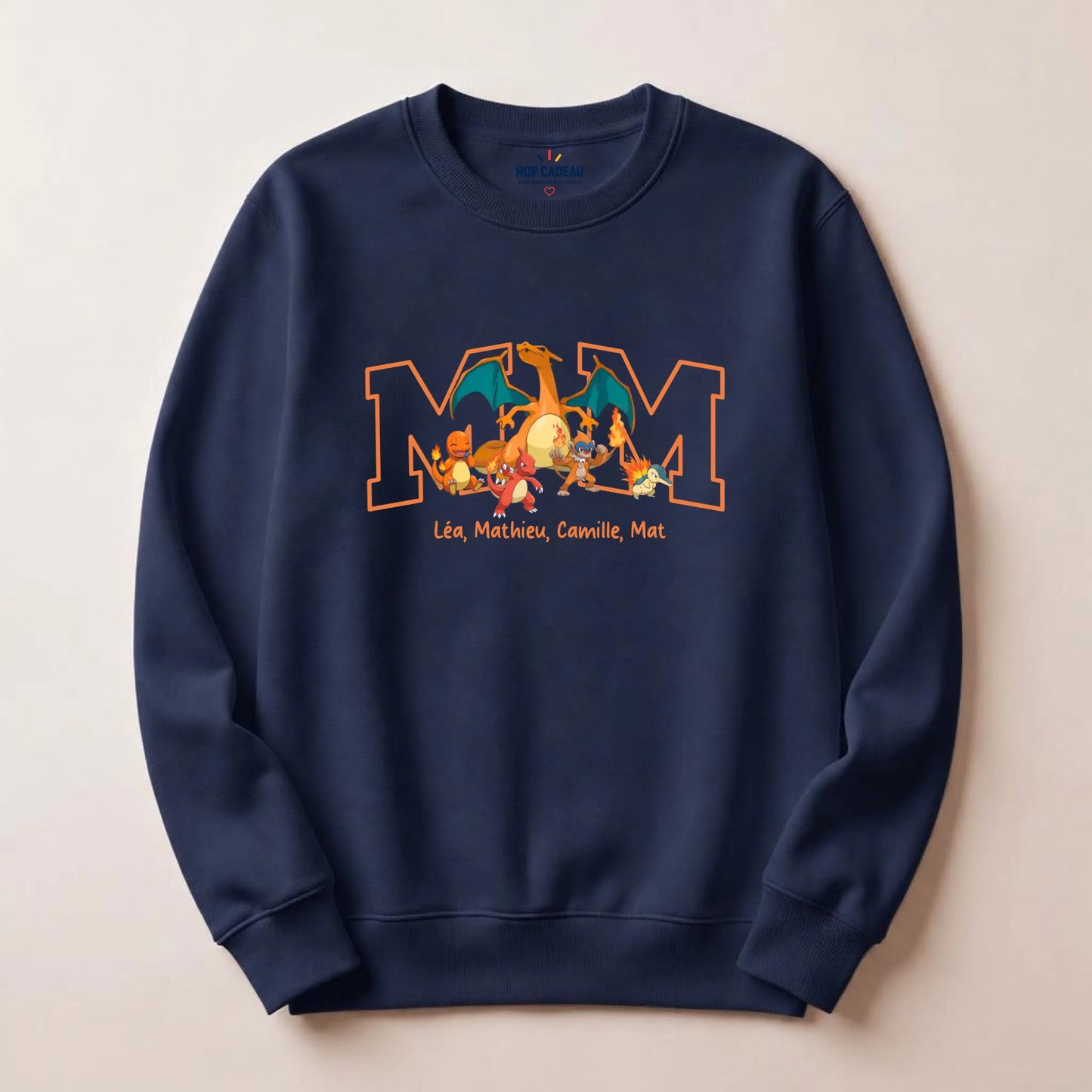 Sweat personnalisé maman - Initiale et prénoms des enfants – vue 11