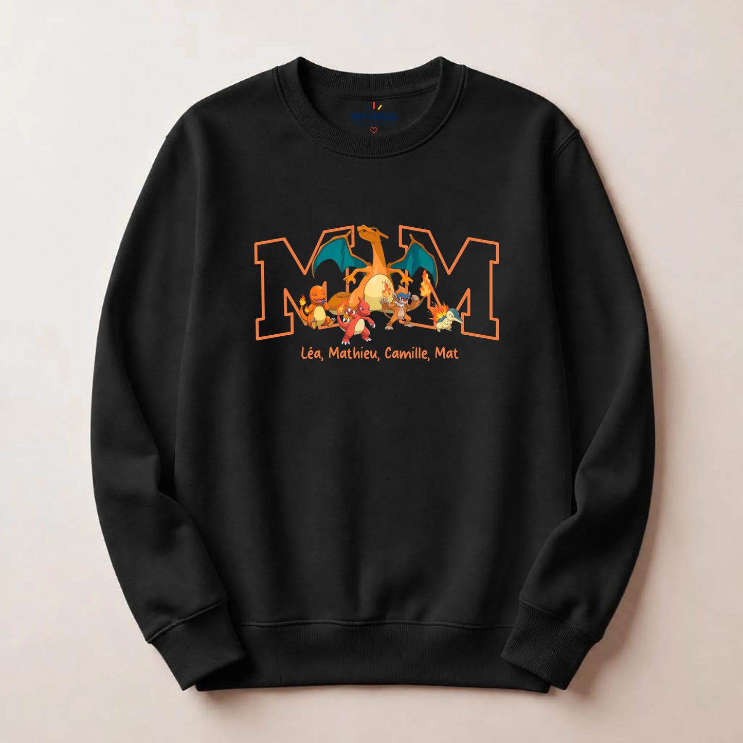 Sweat personnalisé maman - Initiale et prénoms des enfants – vue 17