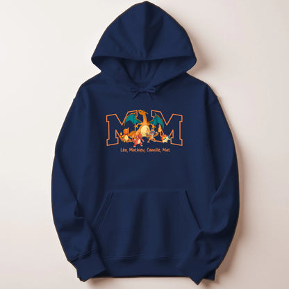 Sweat personnalisé maman - Initiale et prénoms des enfants – vue 28