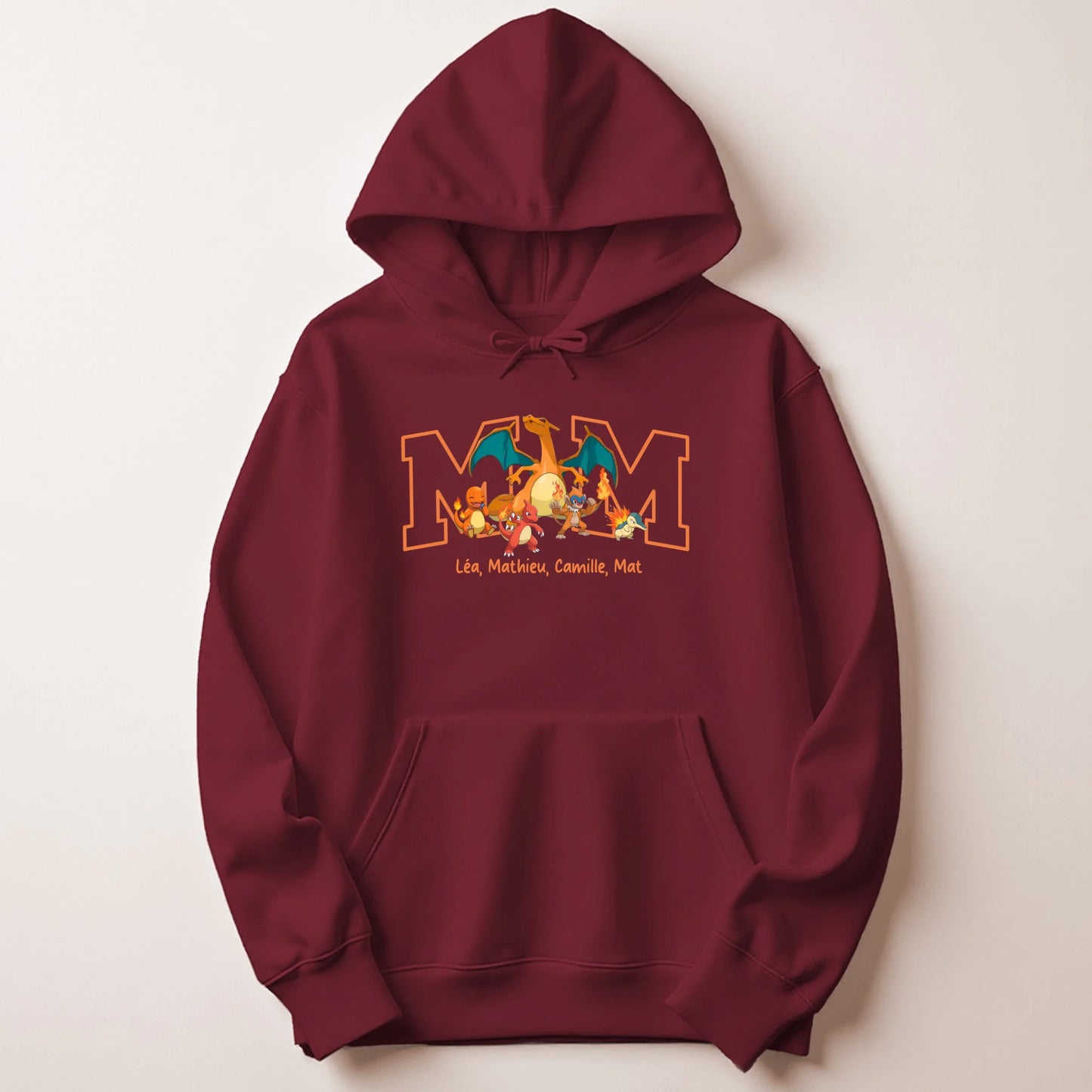 Sweat personnalisé maman - Initiale et prénoms des enfants – vue 29