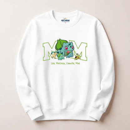 Sweat personnalisé maman - Initiale et prénoms des enfants – vue 9