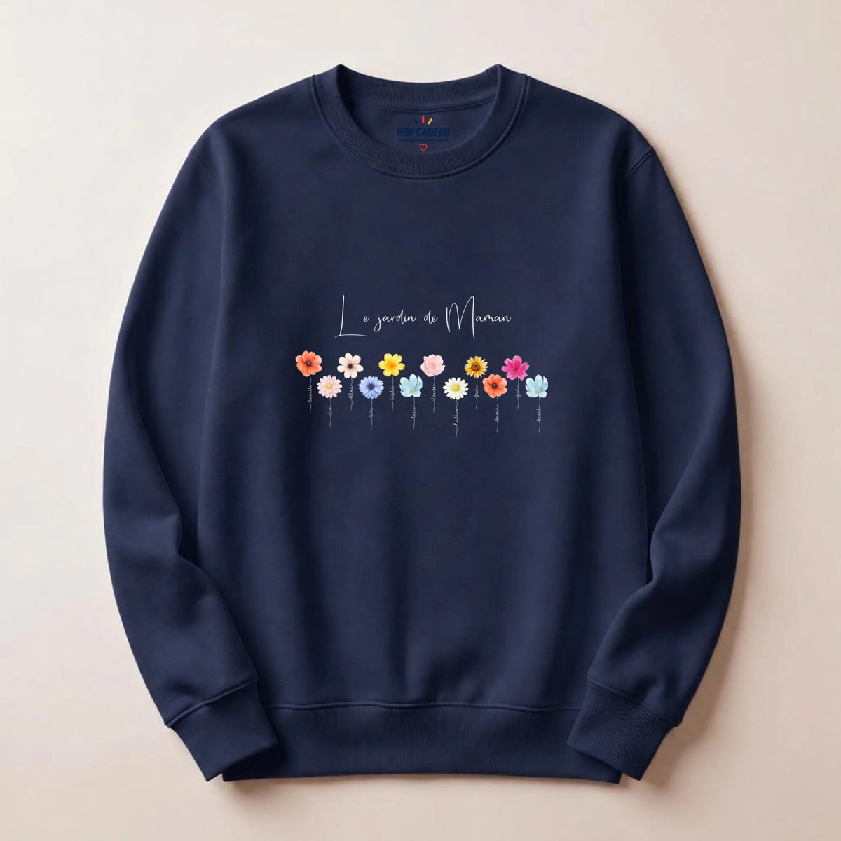 Pull Maman personnalisé – Le jardin de Maman – vue 12