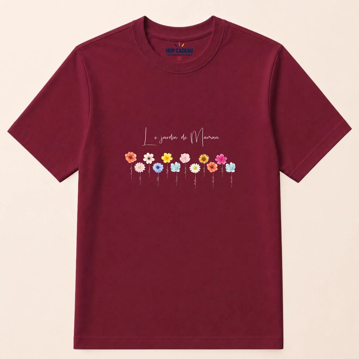 Pull Maman personnalisé – Le jardin de Maman – vue 33