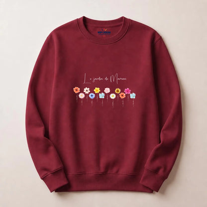 Pull Maman personnalisé – Le jardin de Maman – vue 9