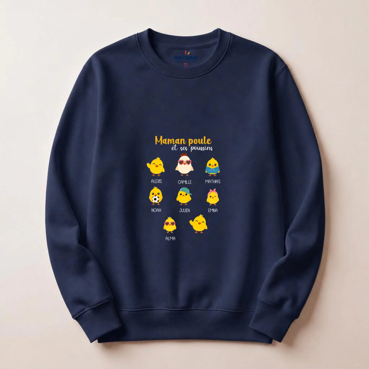 Pull Maman personnalisé – Maman Poule – vue 10