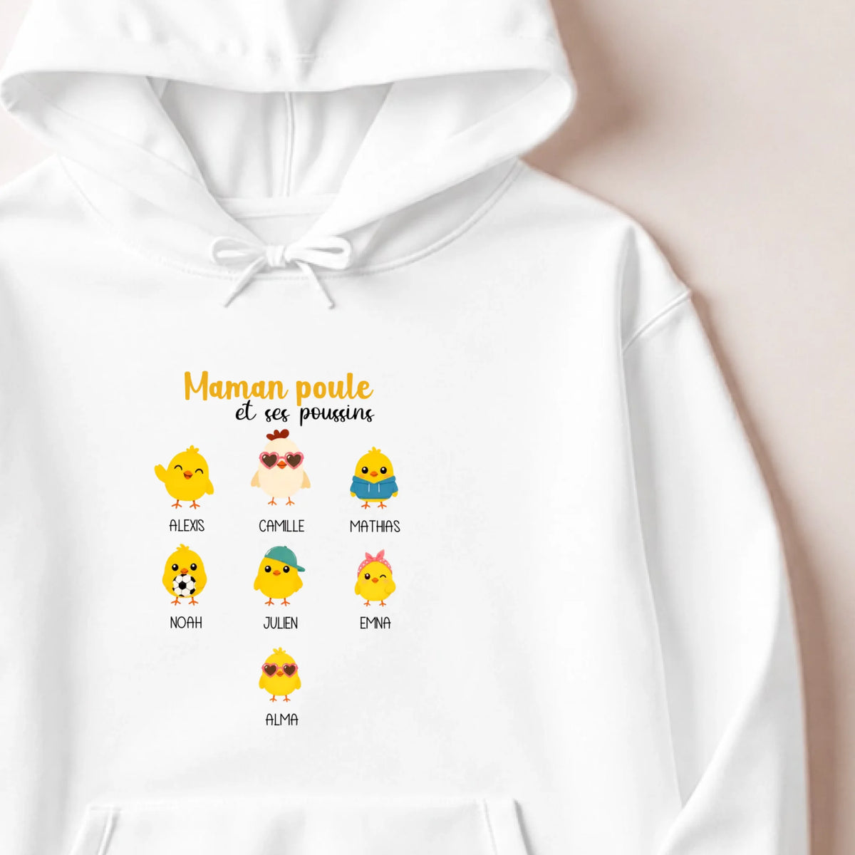 Pull Maman personnalisé – Maman Poule – vue 14