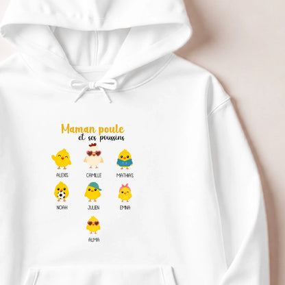 Pull Maman personnalisé – Maman Poule – vue 14