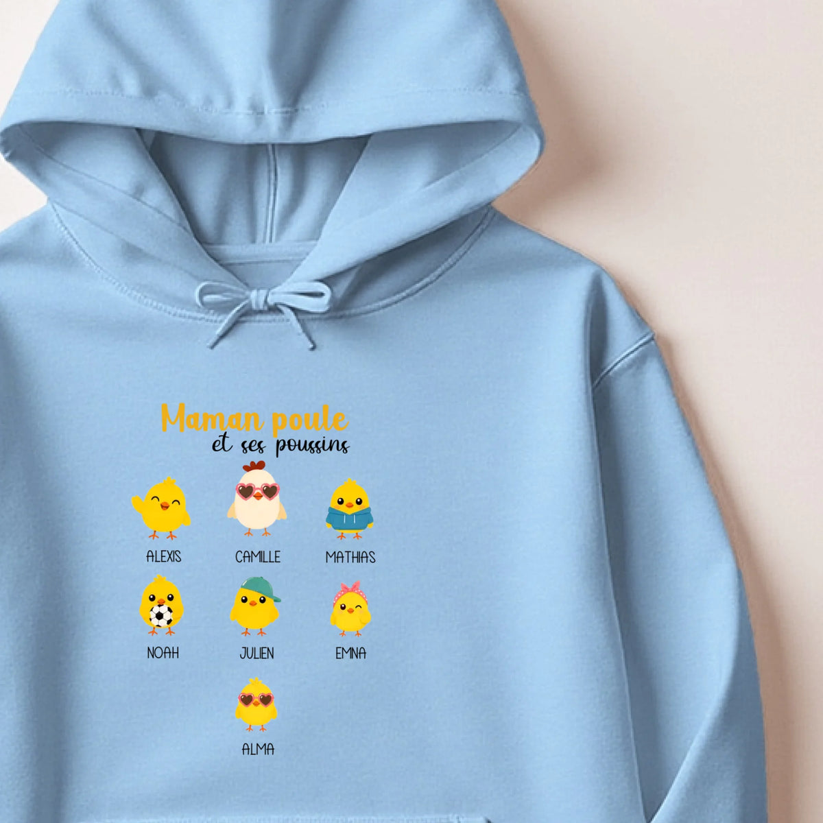 Pull Maman personnalisé – Maman Poule – vue 15