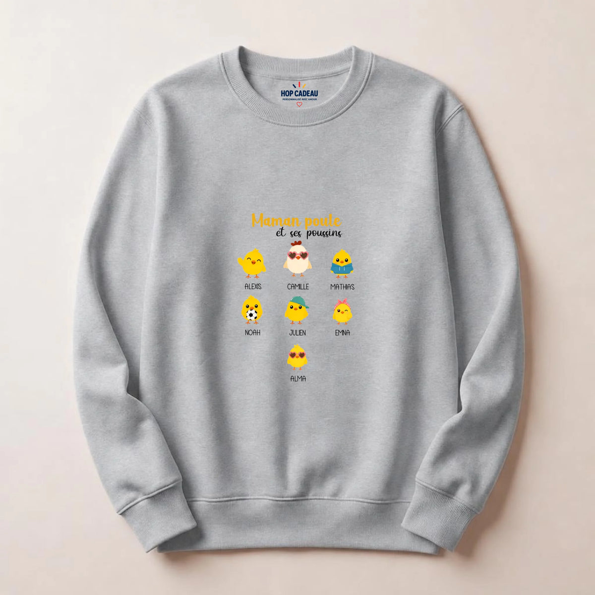Pull Maman personnalisé – Maman Poule – vue 6