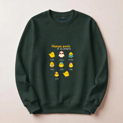 Pull Maman personnalisé – Maman Poule – vue 8