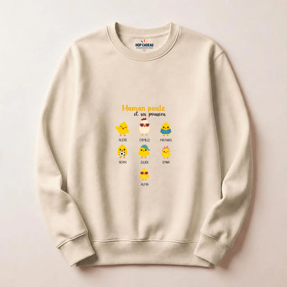 Pull Maman personnalisé – Maman Poule – vue 9