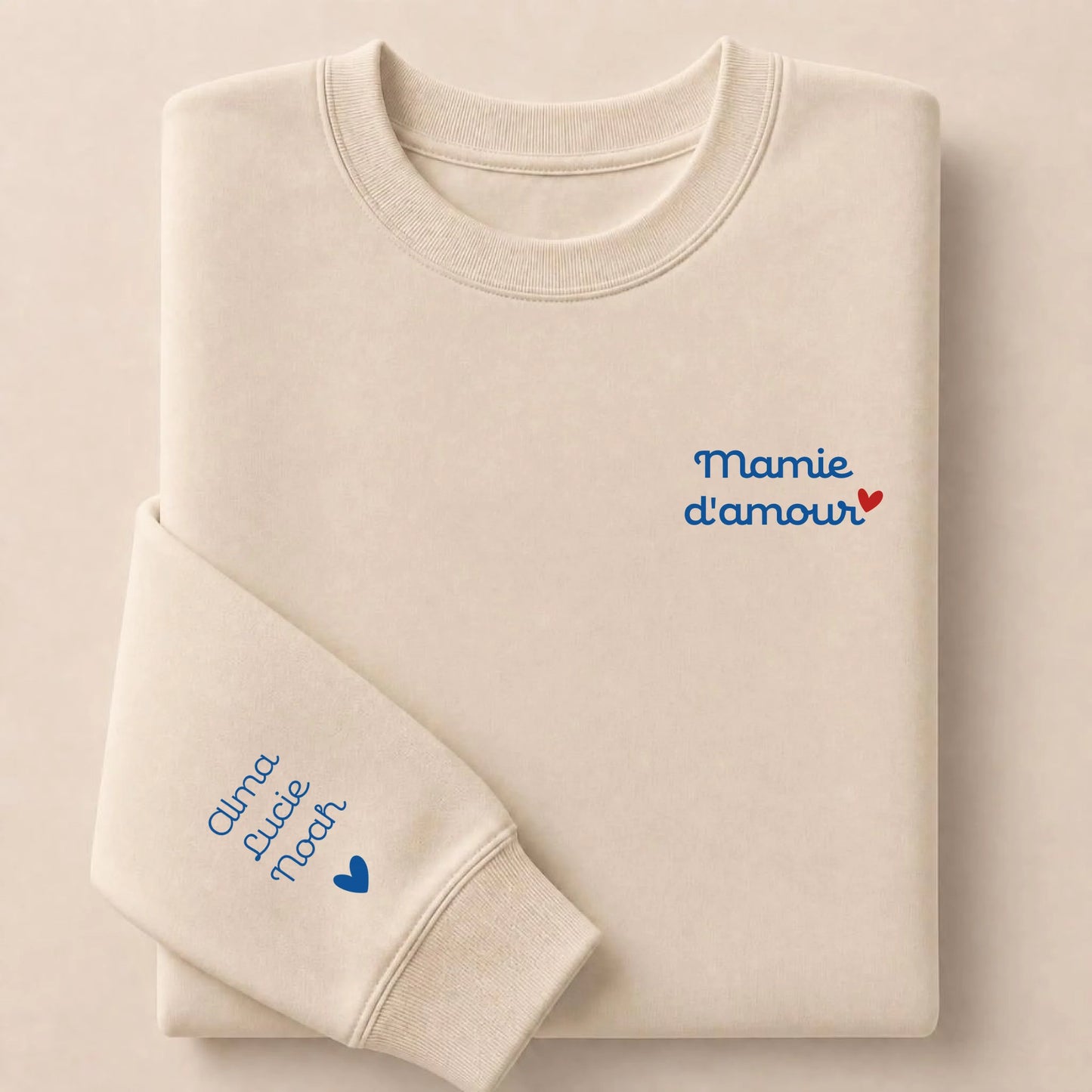 Sweat personnalisé mamie brodé - Mamie d'amour – vue 12