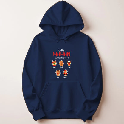 Pull de Noël Maman personnalisé – Pain d’épice – vue 21