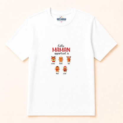 Pull de Noël Maman personnalisé – Pain d’épice – vue 25