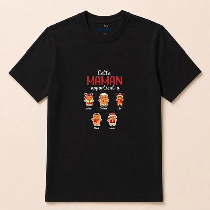 Pull de Noël Maman personnalisé – Pain d’épice – vue 26