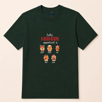 Pull de Noël Maman personnalisé – Pain d’épice – vue 30