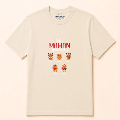Pull de Noël Maman personnalisé – Pain d’épice – vue 32